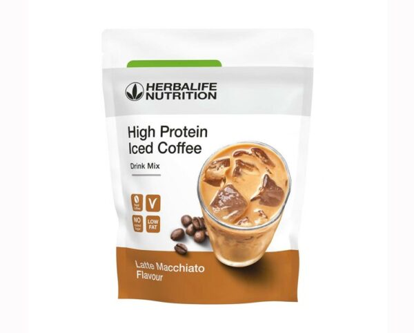 High Protein Iced Coffee Γεύση Latte